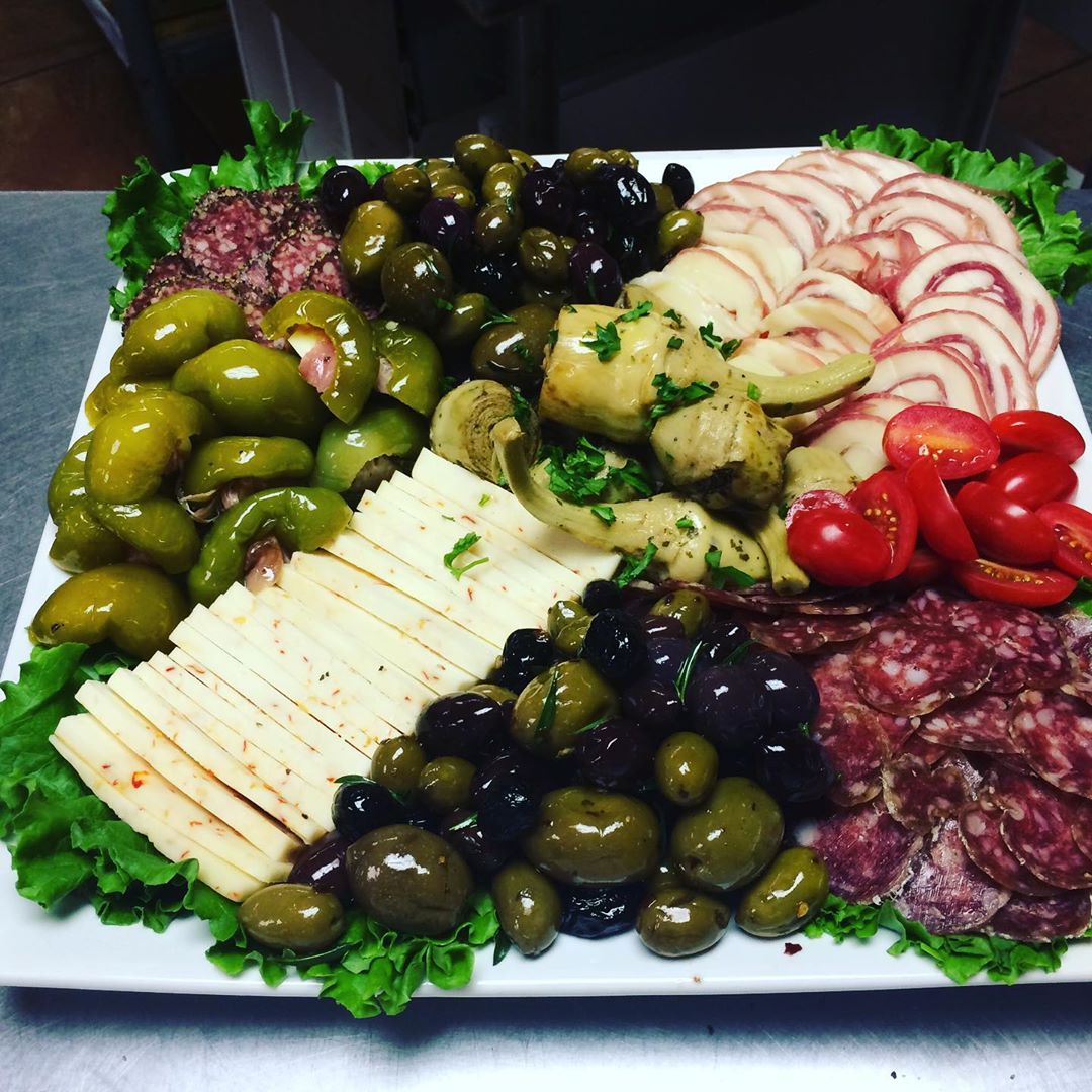 cheese and vegetable platter